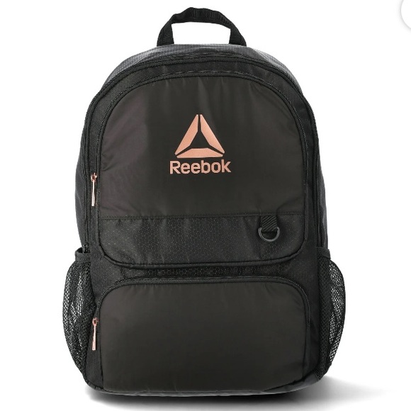 Reebok NWT Women's Paige 18" Laptop Backpack Black Multi Storage Many Pockets - Picture 1 of 4